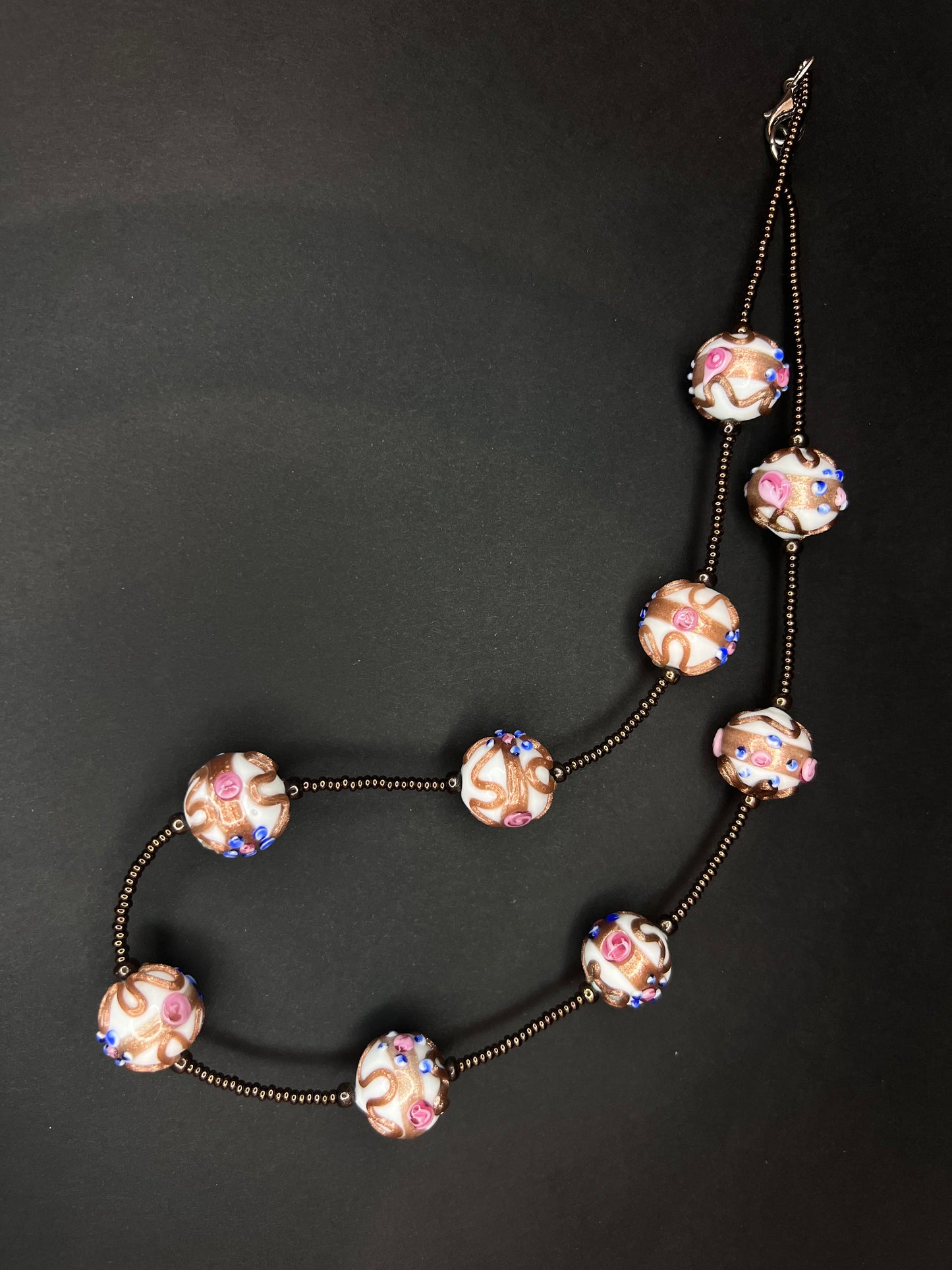 “Fiorita” Necklace in Murano Glass