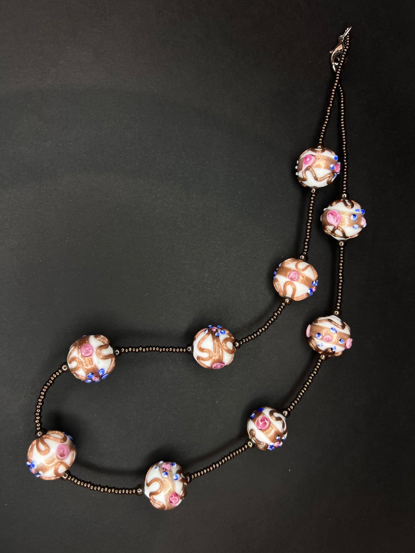 “Fiorita” Necklace in Murano Glass