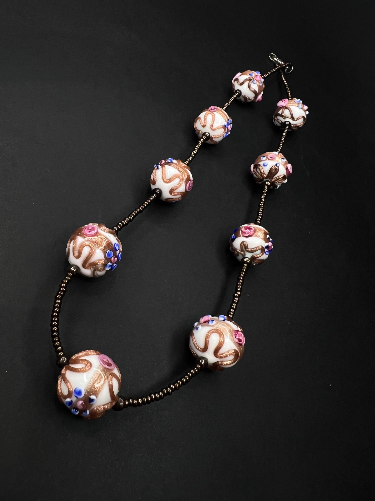 “Fiorita” Necklace in Murano Glass