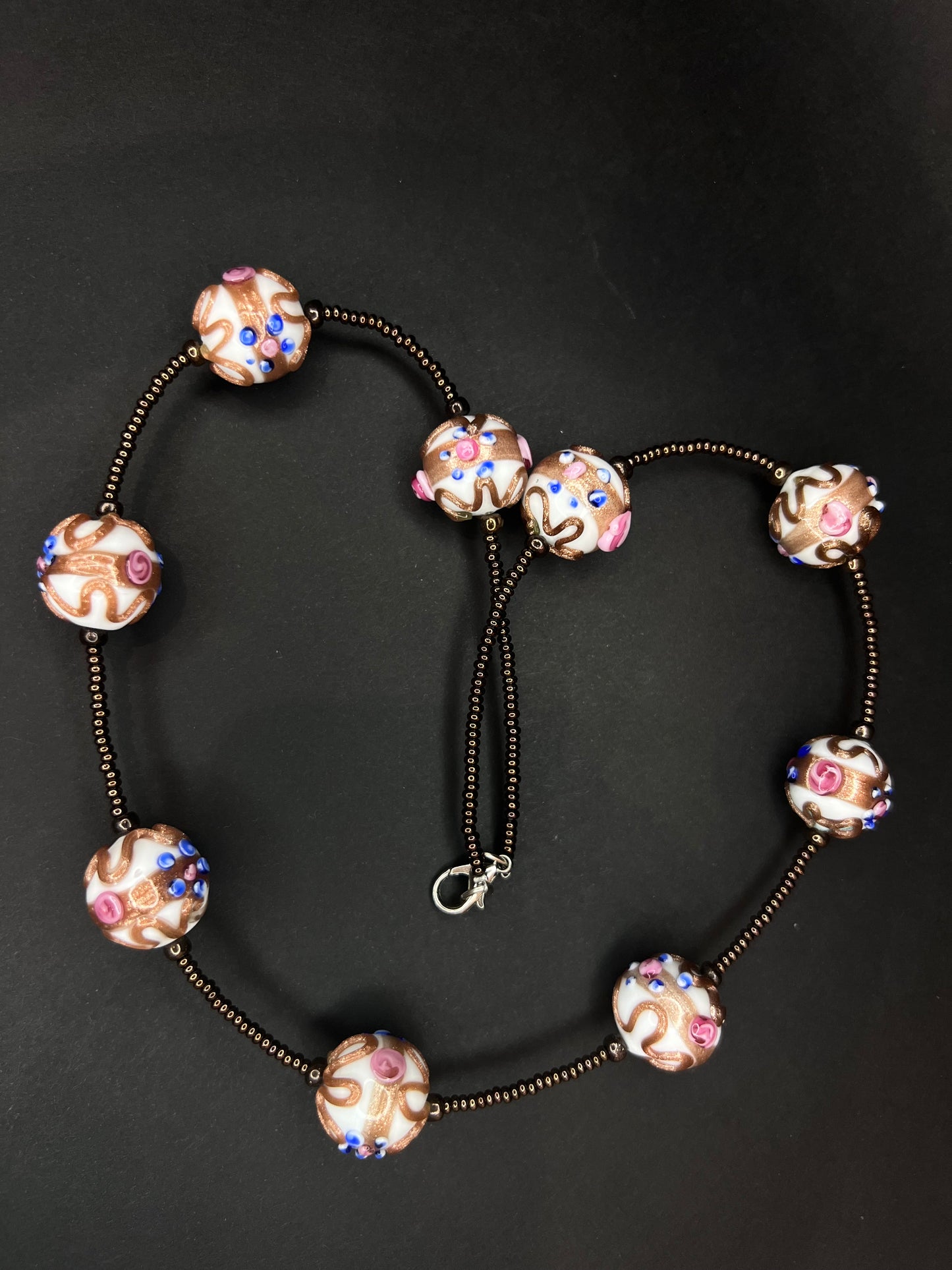 “Fiorita” Necklace in Murano Glass