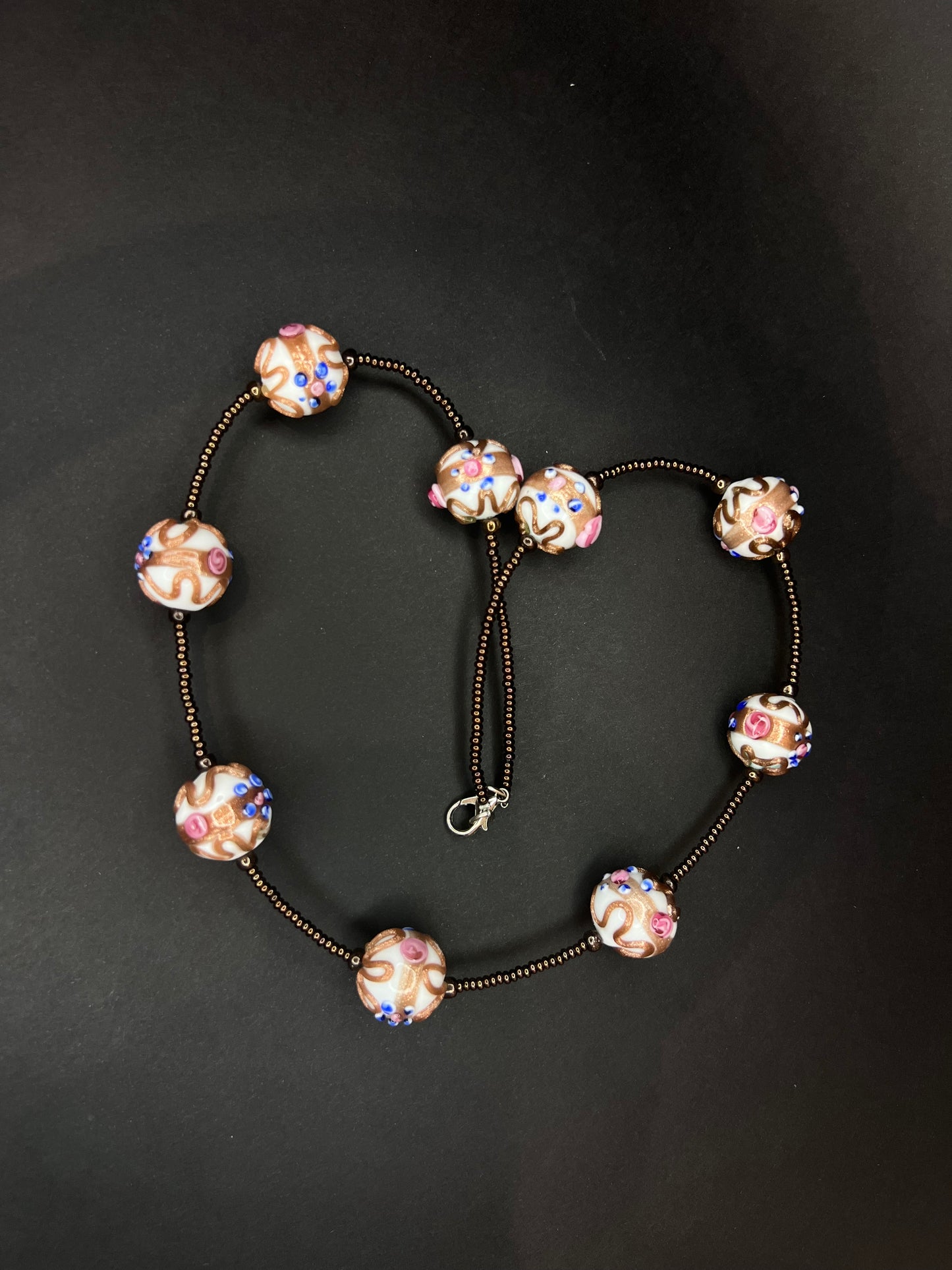 “Fiorita” Necklace in Murano Glass