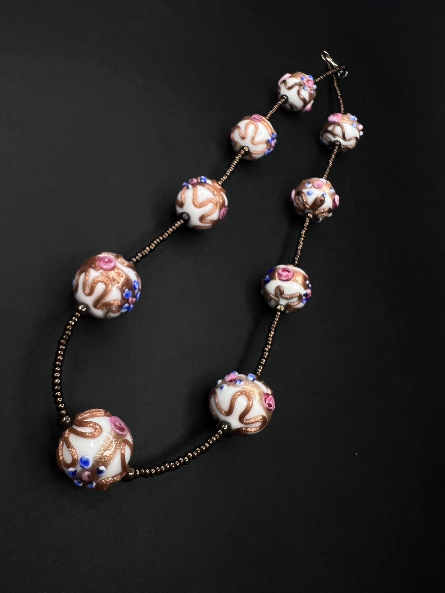 “Fiorita” Necklace in Murano Glass