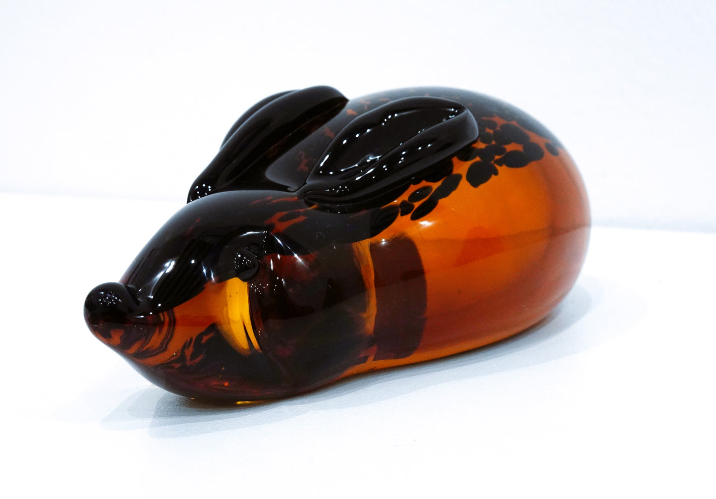 Murano Glass Rabbit Paperweight