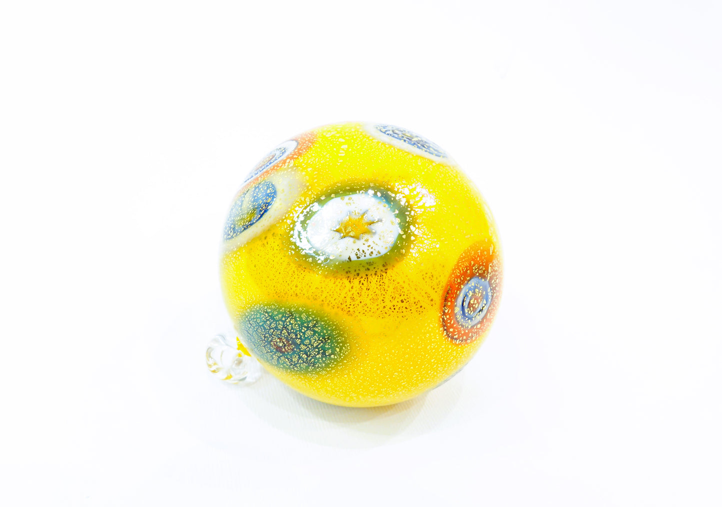 Large blown Murano glass Christmas bauble