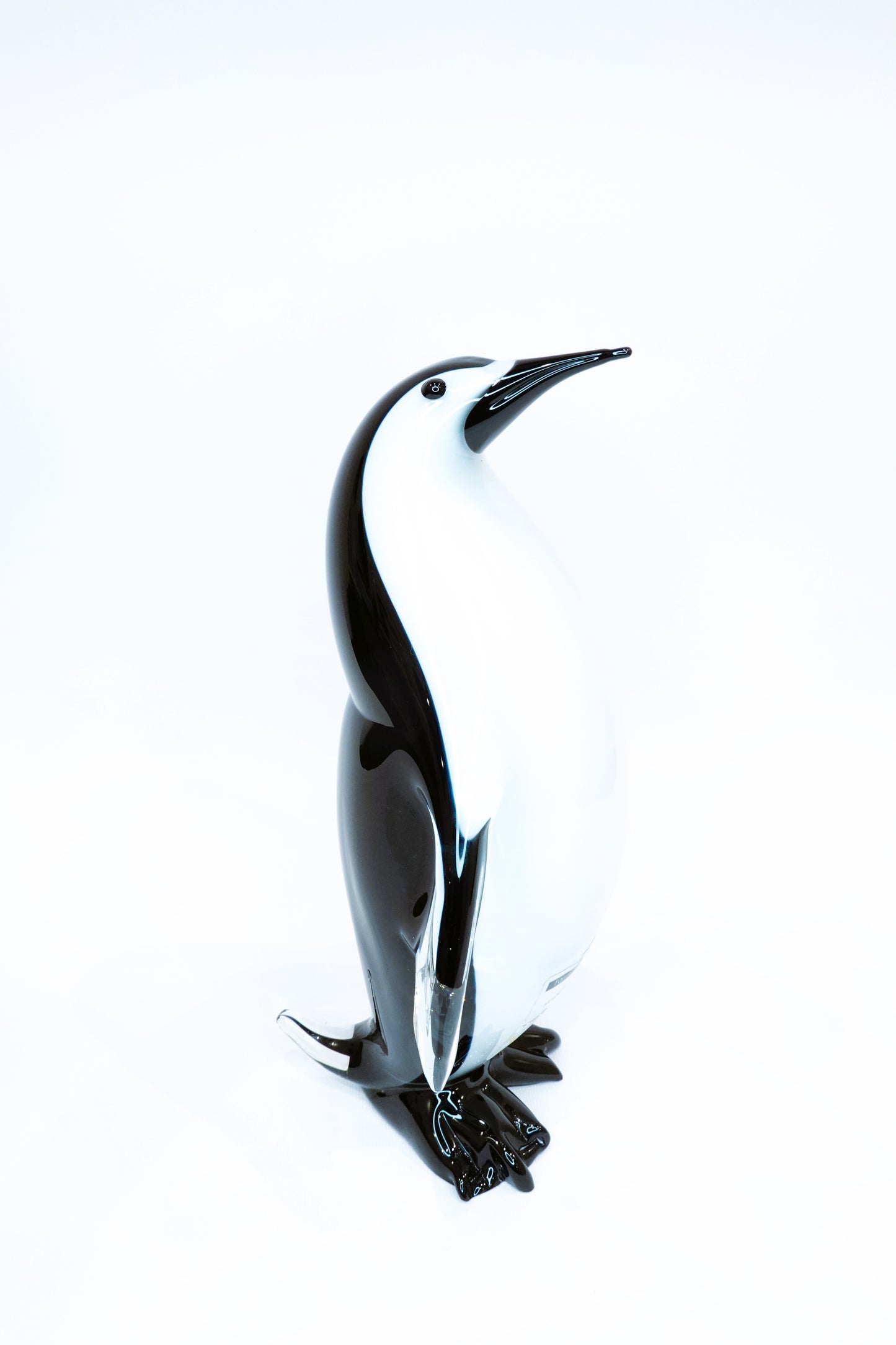 Penguin in Murano Glass - Blown Glass - Sommerso Glass