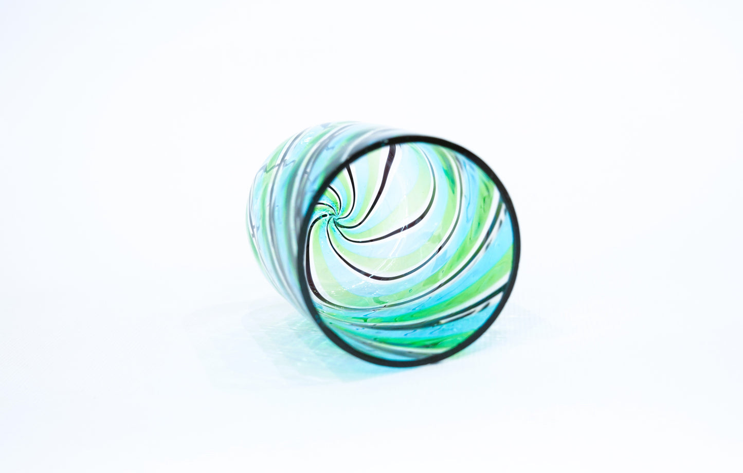"Must Have" - Shot Glass in Murano Glass Blown Filigree Technique