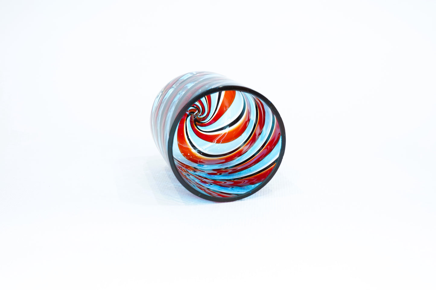 "Must Have" - Shot Glass in Murano Glass Blown Filigree Technique