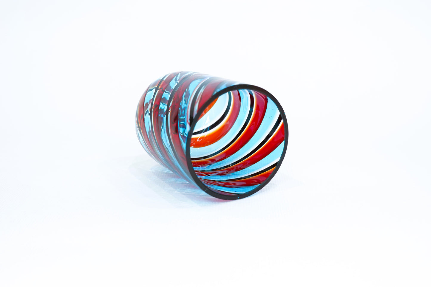 "Must Have" - Shot Glass in Murano Glass Blown Filigree Technique