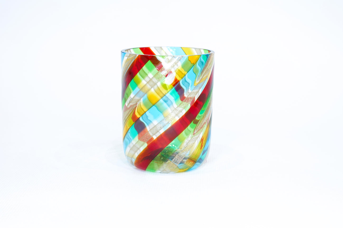 "Must Have" - Shot Glass in Murano Glass Blown Filigree Technique