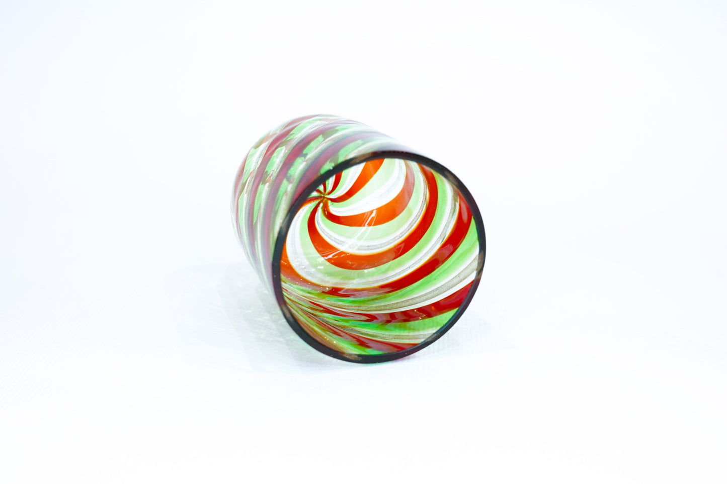 "Must Have" - Shot Glass in Murano Glass Blown Filigree Technique