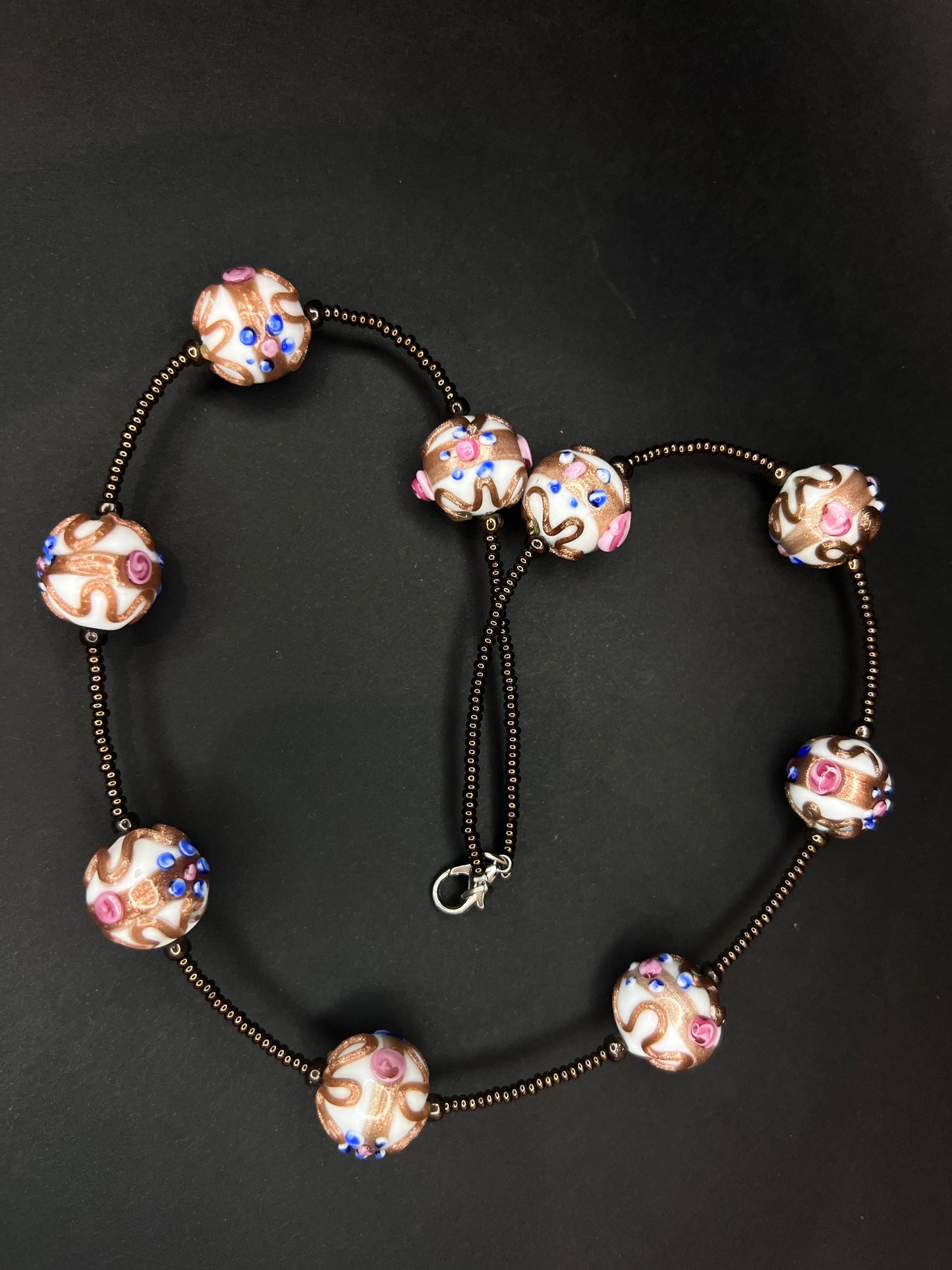 Collana “Fiorita” in Vetro di Murano