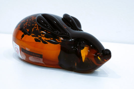 Murano Glass Rabbit Paperweight