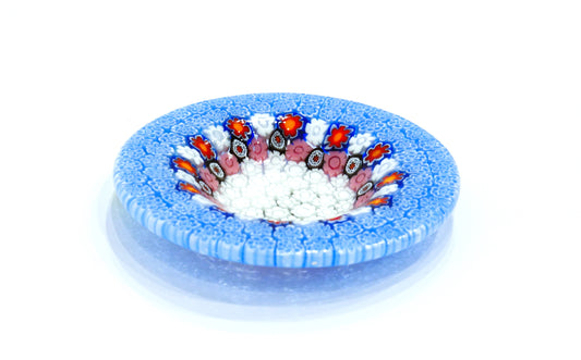 Murrine Round Saucer Light Blue