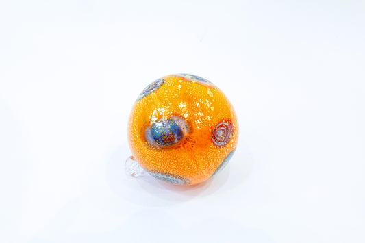 Large blown Murano glass Christmas bauble